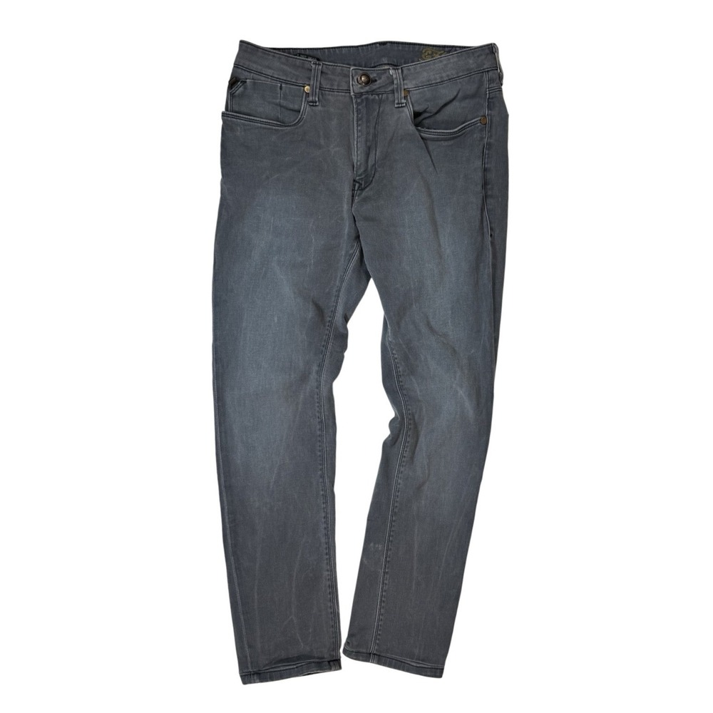 Ed‎ Hardy Jeans Men's 32x28 Gray Blue Skull Straight Leg Punk's Not Dead